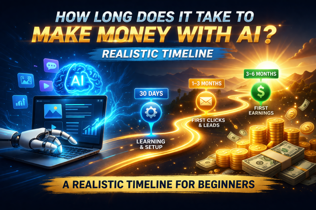 how long does it take to make money with AI
