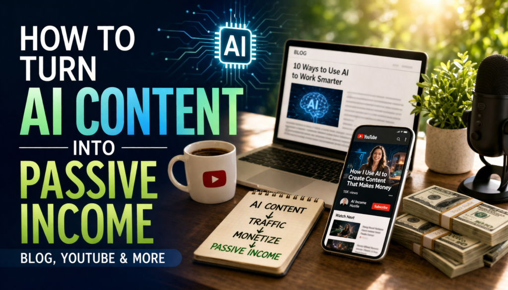 Turn AI Content Into Passive Income