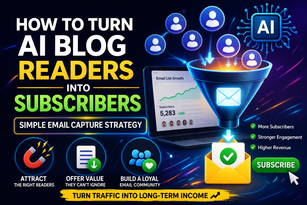 turn ai blog readers into subscribers