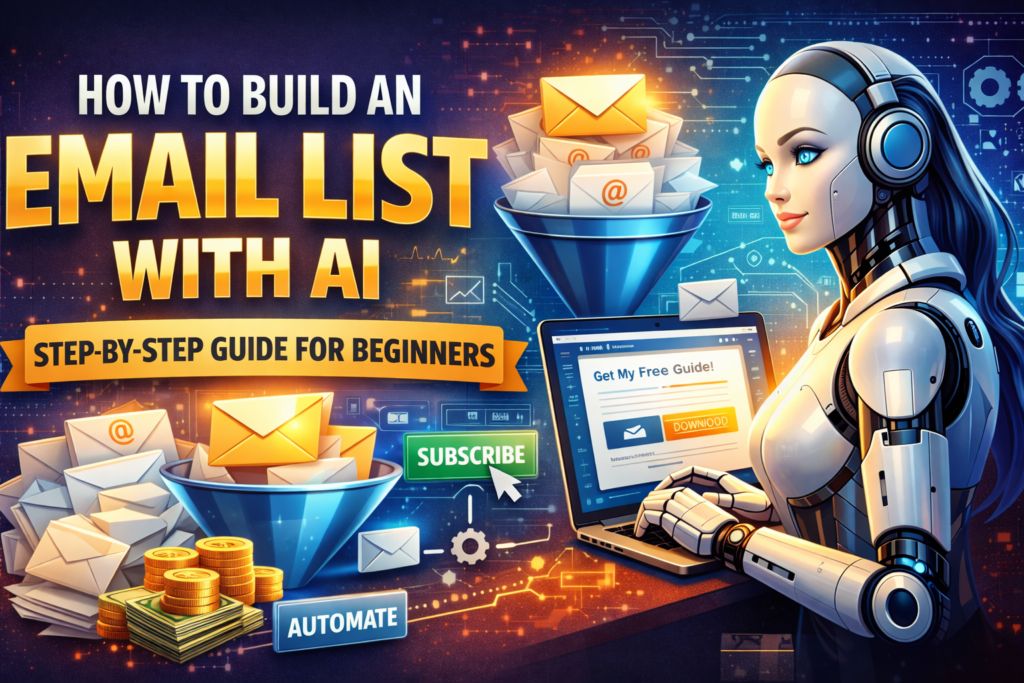 build an email list with AI