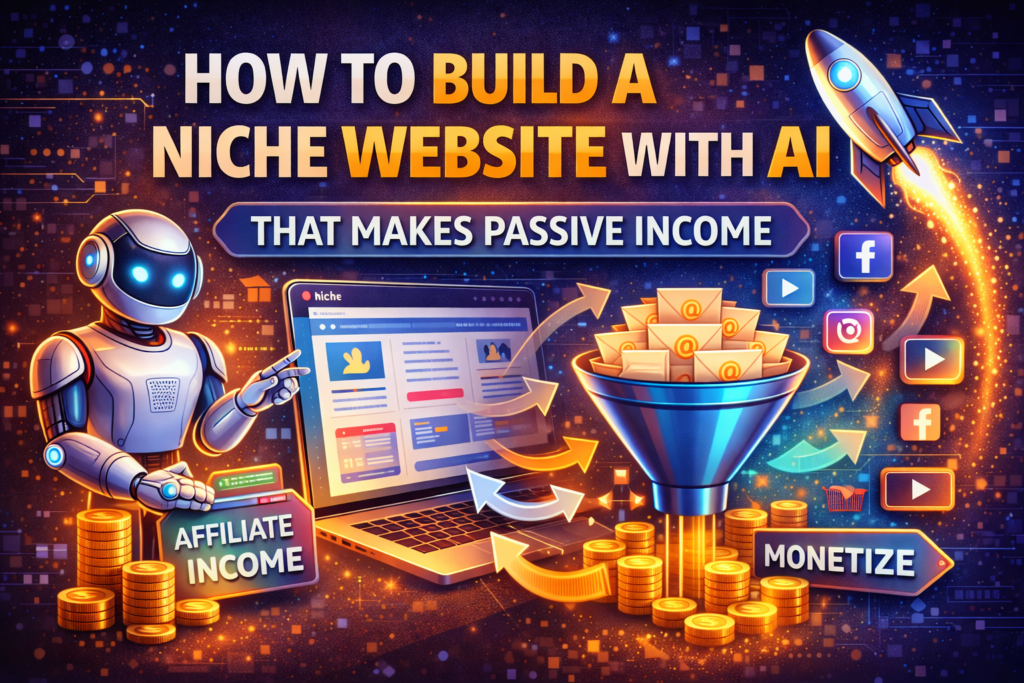 build a niche website with ai