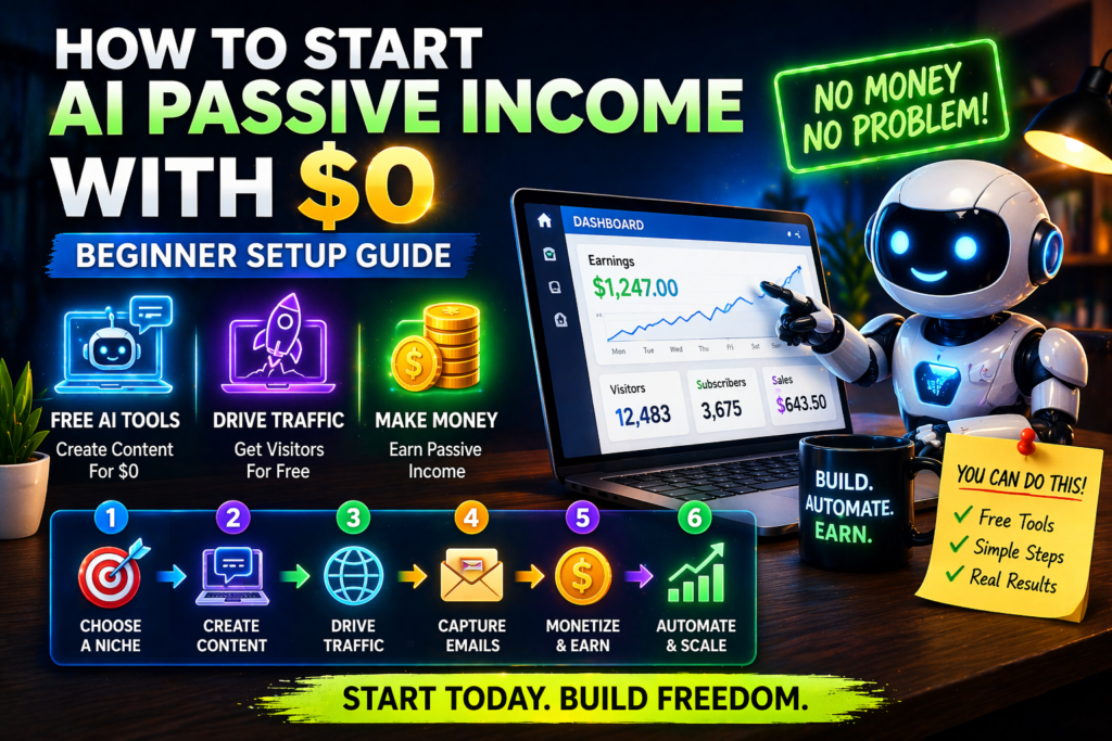 Start AI Passive Income With No Money