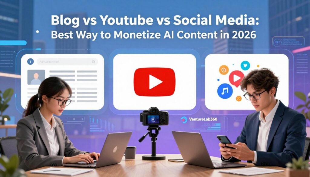 blog vs youtube vs social media