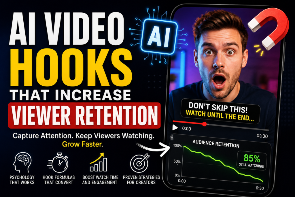 ai video hooks that increase viewer retention