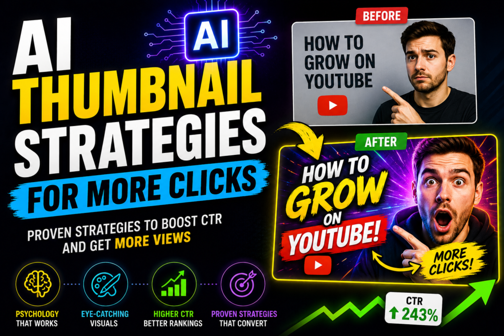 ai thumbnail strategies for more clicks