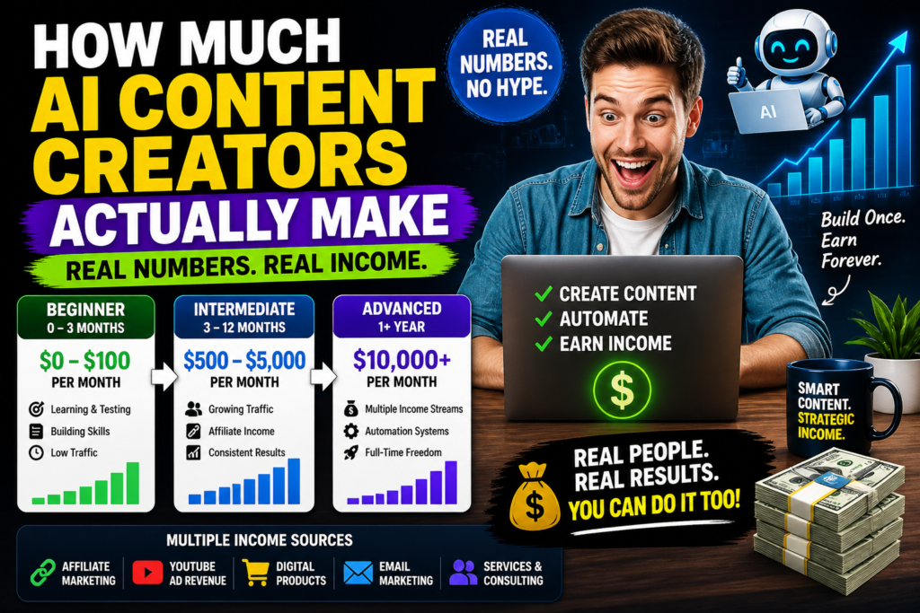how much do ai content creators make