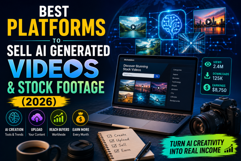 best platforms to sell ai generated videos