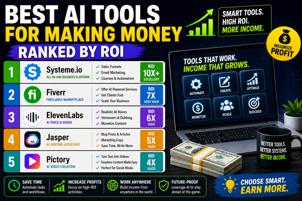 best ai tools for making money