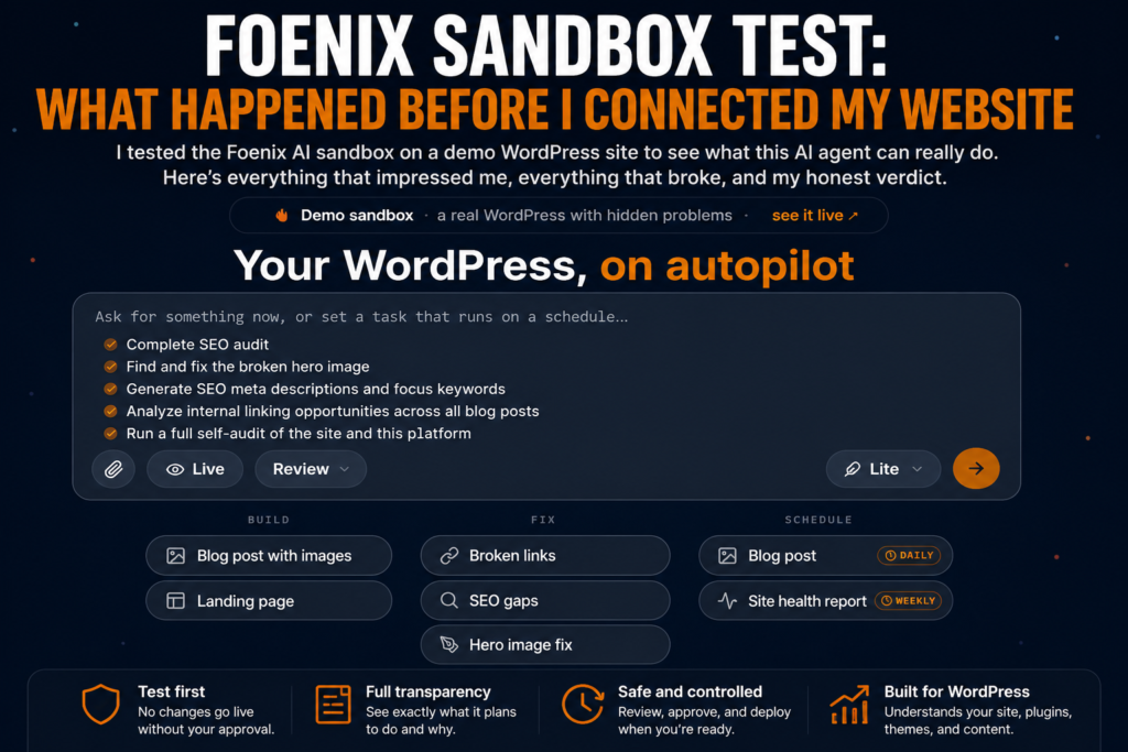 Foenix sandbox test