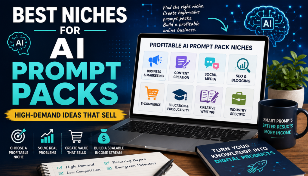 best niches for AI prompt packs