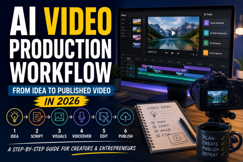 AI video production workflow